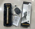 Vintage T9 Metal Body Hair Trimmer for Men – USB Rechargeable