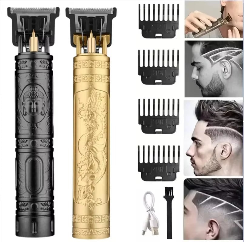Portable USB Rechargeable Hair Clipper & Grooming Kit for Men