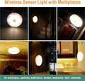 Rechargeable Motion Sensor LED Lamp White Circular